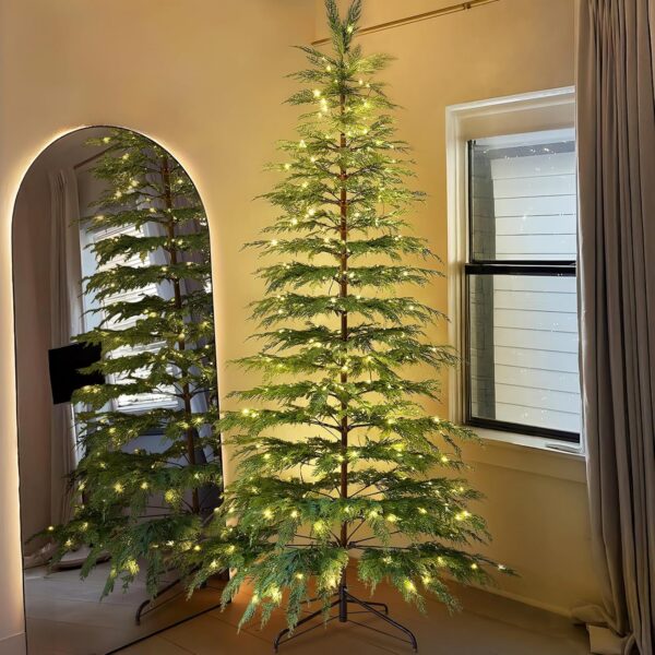 7.5 Ft Pre-Lit Twinkle Christmas Cypress Tree