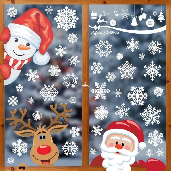 Christmas Window Clings Christmas Decorations Window Stickers Decals Xmas